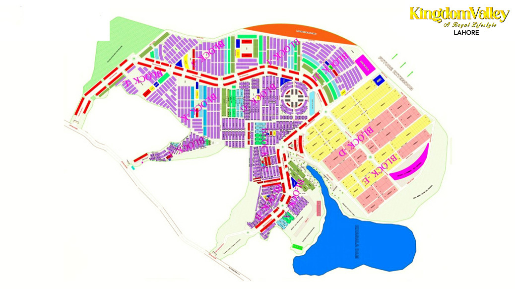 Kingdom Valley Lahore master plan